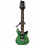 Used 2014 PRS SE CUSTOM 24 7 STRING Green Burst Solid Body Electric Guitar Green Burst