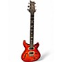 Used 2014 PRS Wood Library Custom 24 10 Top Blood Orange Solid Body Electric Guitar Blood Orange