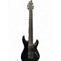 Used 2014 Schecter Guitar Research Blackjack SLS C8 Flat Black Solid Body Electric Guitar Flat Black