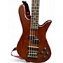 Used 2014 Spector PULSE 4 Trans Brown Electric Bass Guitar Trans Brown