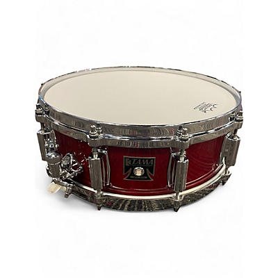 TAMA Used 2014 TAMA 5X14 Superstar Reissue 40th Anniversary Birch Cherry Drum