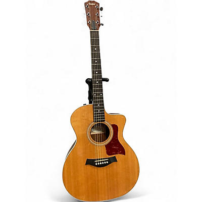 Used 2014 Taylor 214CE Natural Acoustic Electric Guitar