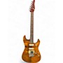 Used 2014 Tom Anderson Drop Top Tiger Eye Solid Body Electric Guitar Tiger Eye