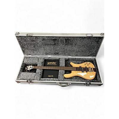 Used 2014 Warwick Streamer Stage I 4 String Natural Electric Bass Guitar