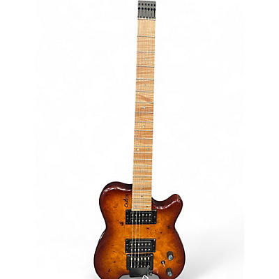 Used 2015 Carvin HH2 ALLAN HOLDSWORTH BURLED TOBACCO Solid Body Electric Guitar