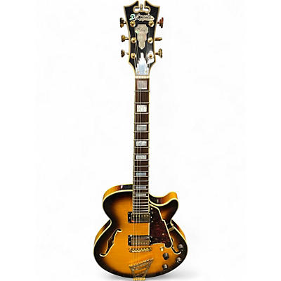 Used 2015 D'Angelico EXCEL SERIES SS SOHO 2 Tone Sunburst Hollow Body Electric Guitar