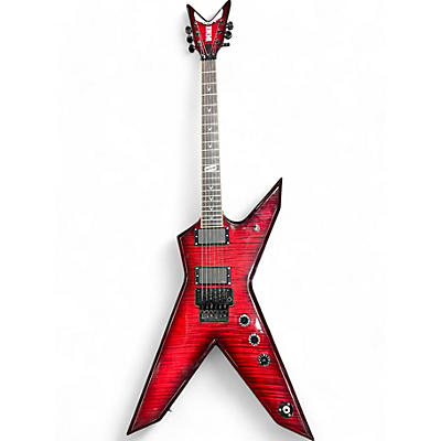 Used 2015 Dean Dimebag Rebel Trans Red Solid Body Electric Guitar