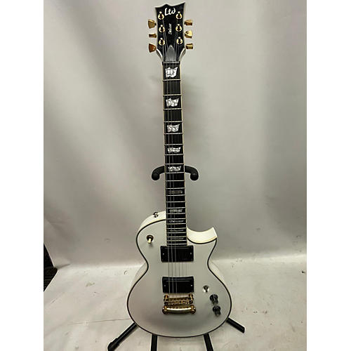 ESP Used 2015 ESP EC1000 Deluxe Arctic White Solid Body Electric Guitar Arctic White