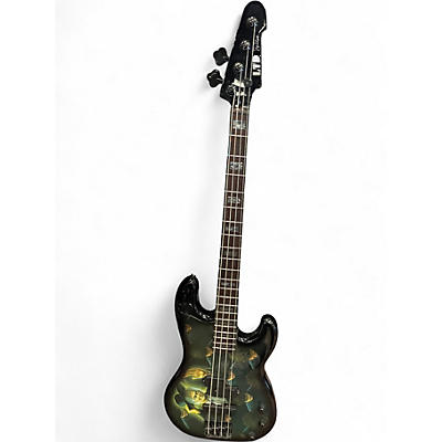 Used 2015 ESP Frank Bello Signature Black Electric Bass Guitar