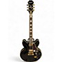 Used 2015 Epiphone BB King Lucille Black and Gold Hollow Body Electric Guitar Black and Gold