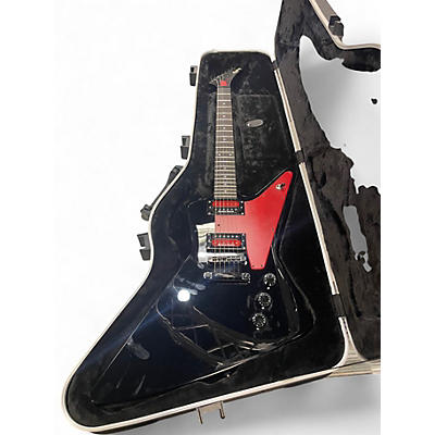 Used 2015 Epiphone Explorer Black Solid Body Electric Guitar