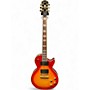 Used 2015 Epiphone Les Paul Custom GX Prophecy Heritage Cherry Sunburst Solid Body Electric Guitar Heritage Cherry Sunburst