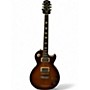 Used 2015 Epiphone Les Paul Traditional Pro Iced Tea Solid Body Electric Guitar Iced Tea