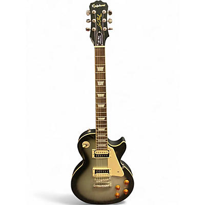 Used 2015 Epiphone Les Paul Traditional Pro Silverburst Solid Body Electric Guitar