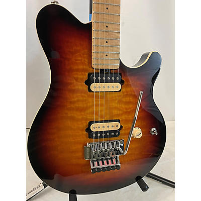 Ernie Ball Music Man Used 2015 Ernie Ball Music Man Axis 3 Color Sunburst Solid Body Electric Guitar