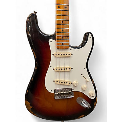 Fender Used 2015 Fender 58 Roasted Stratocaster Relic 3 Tone Sunburst Solid Body Electric Guitar