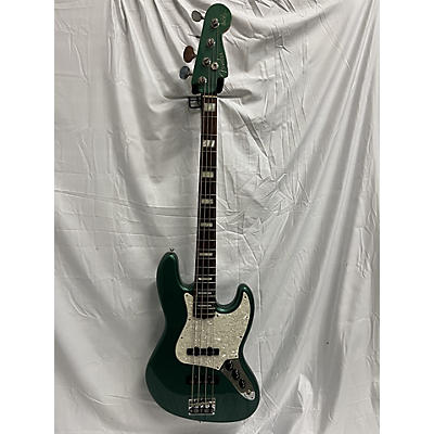 Fender Used 2015 Fender Adam Clayton Jazz Bass Emerald Green Electric Bass Guitar