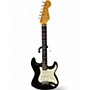Used 2015 Fender American Custom Deluxe Stratocaster Ebony Transparent Solid Body Electric Guitar Ebony Transparent
