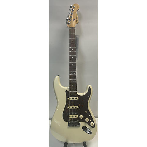 Fender Used 2015 Fender American Elite Stratocaster HSS Shawbucker Olympic Pearl Solid Body Electric Guitar Olympic Pearl