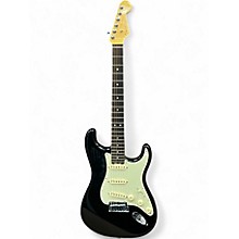 Used 2015 Fender American Elite Stratocaster Mystic Black Solid Body Electric Guitar