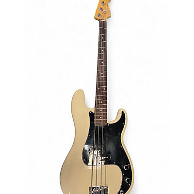 Used 2015 Fender American Standard Precision Bass Cream Electric Bass Guitar