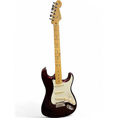 Used 2015 Fender American Standard Stratocaster Candy Apple Red Solid Body Electric Guitar