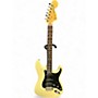Used 2015 Fender American Standard Stratocaster Vintage White Solid Body Electric Guitar Vintage White