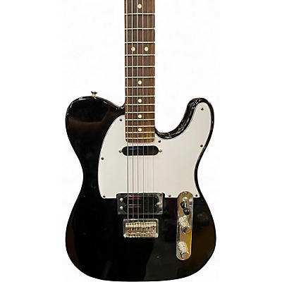 Used 2015 Fender American Standard Telecaster Black Solid Body Electric Guitar