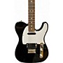 Used 2015 Fender American Standard Telecaster Black Solid Body Electric Guitar Black