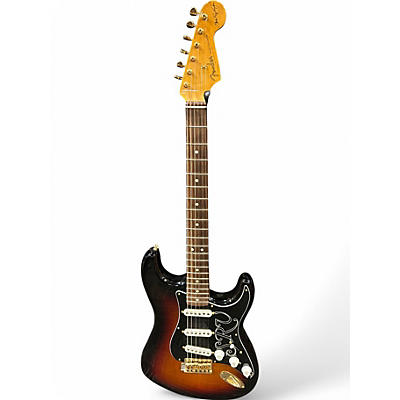 Used 2015 Fender Artist Series Stevie Ray Vaughan Stratocaster 3 Tone Sunburst Solid Body Electric Guitar