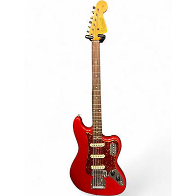 Used 2015 Fender BASS VI NAMM SPCL JOURNEYMAN DAKOTA RED W/CASE Electric Bass Guitar