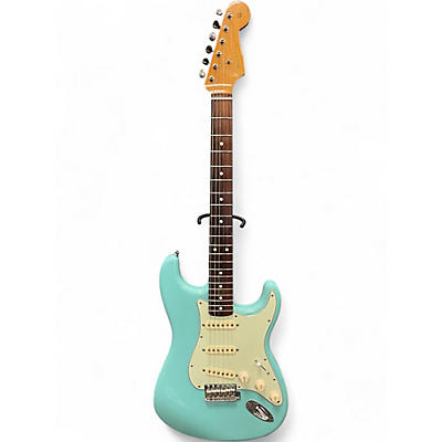 Used 2015 Fender FSR Classic Player 60's Stratocaster Cerulean Blue Solid Body Electric Guitar