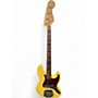 Used 2015 Fender Fender Deluxe Active Jazz Vintage White Electric Bass Guitar Vintage White