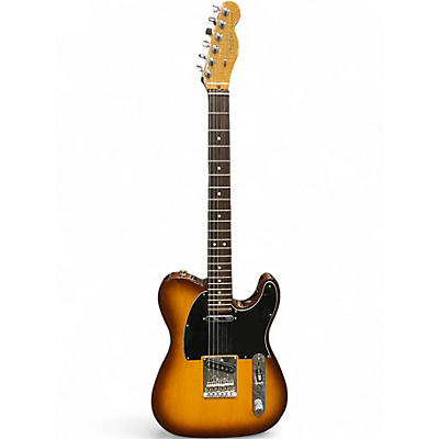 Used 2015 Fender Limited Edition American Standard Telecaster Figured Neck Cognac Burst Solid Body Electric Guitar