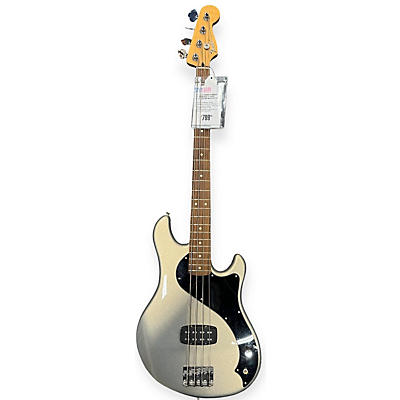 Fender Used 2015 Fender Standard Dimension Bass IV Ghost Silver Electric Bass Guitar