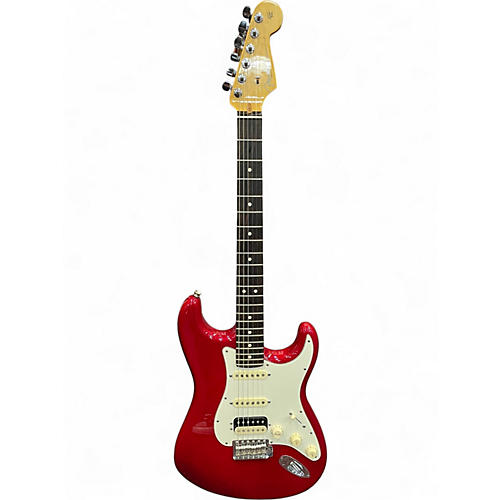 Used 2015 Fender USA Pro Stratocaster HSS Trans Crimson Red Solid Body Electric Guitar Trans Crimson Red