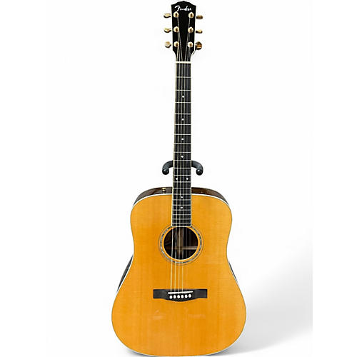 Used 2015 Fender tpd-2 custom shop dreadnaught Natural Acoustic Guitar Natural