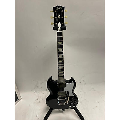 Gibson Used 2015 Gibson CUSTOM BRIAN RAY '63 SG Black Solid Body Electric Guitar