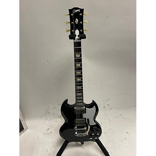 Gibson Used 2015 Gibson CUSTOM BRIAN RAY '63 SG Black Solid Body Electric Guitar Black