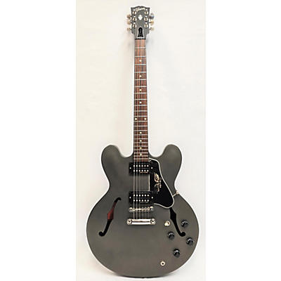 Gibson Used 2015 Gibson ES-335 Government Series Gray Hollow Body Electric Guitar