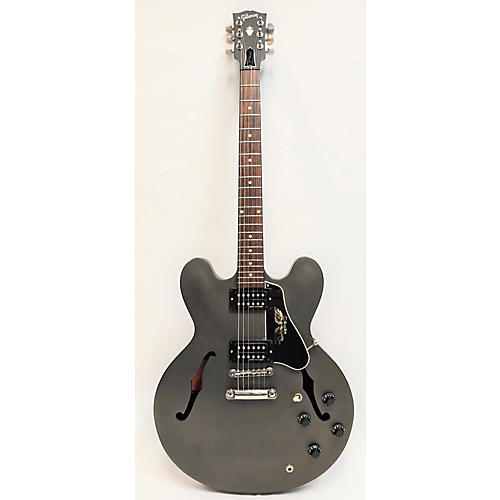 Gibson Used 2015 Gibson ES-335 Government Series Gray Hollow Body Electric Guitar Gray