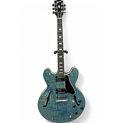 Used 2015 Gibson ES-335 Memphis Indigo Blue Hollow Body Electric Guitar