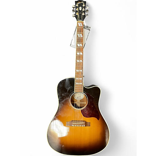 Used 2015 Gibson HUMMINGBIRD PRO 2 Color Sunburst Acoustic Guitar 2 Color Sunburst