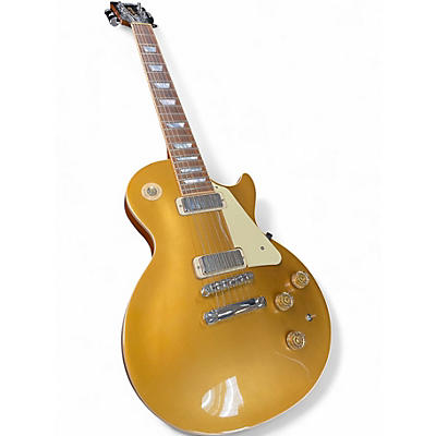 Used 2015 Gibson Les Paul Deluxe 2015 Gold Top Solid Body Electric Guitar