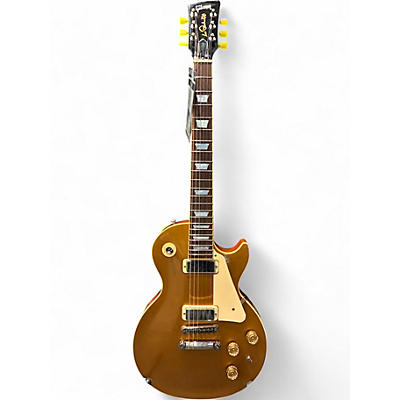 Used 2015 Gibson Les Paul Deluxe Gold Top Solid Body Electric Guitar