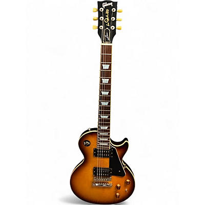 Used 2015 Gibson Les Paul Less Plus 2 Tone Sunburst Solid Body Electric Guitar