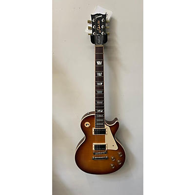 Gibson Used 2015 Gibson Les Paul Traditional Burst 100th Anniversary Honey Burst Solid Body Electric Guitar