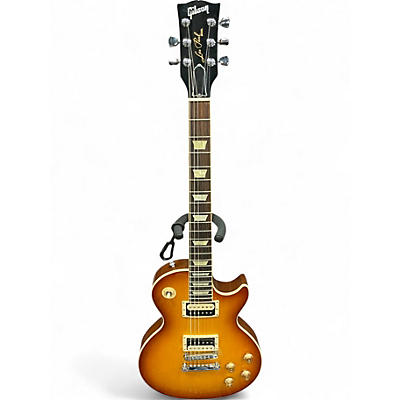 Used 2015 Gibson Les Paul Traditional Pro 3T Honey Burst Solid Body Electric Guitar