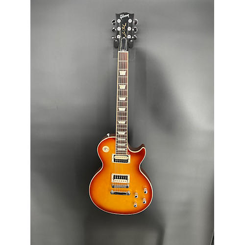 Gibson Used 2015 Gibson Les Paul Traditional Pro IV Iced Tea Solid Body Electric Guitar Iced Tea