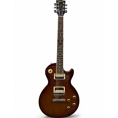 Used 2015 Gibson Les Paul Tribute Brown Solid Body Electric Guitar